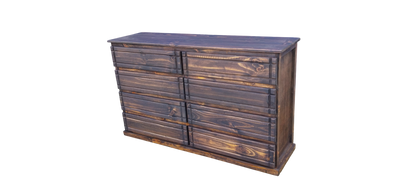 Cómoda Gavetero 8 gavetas Rustico