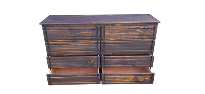 Cómoda Gavetero 8 gavetas Rustico