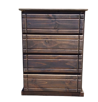 Cómoda Gavetero 4 gavetas Rustico