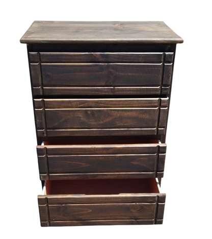 Cómoda Gavetero 4 gavetas Rustico