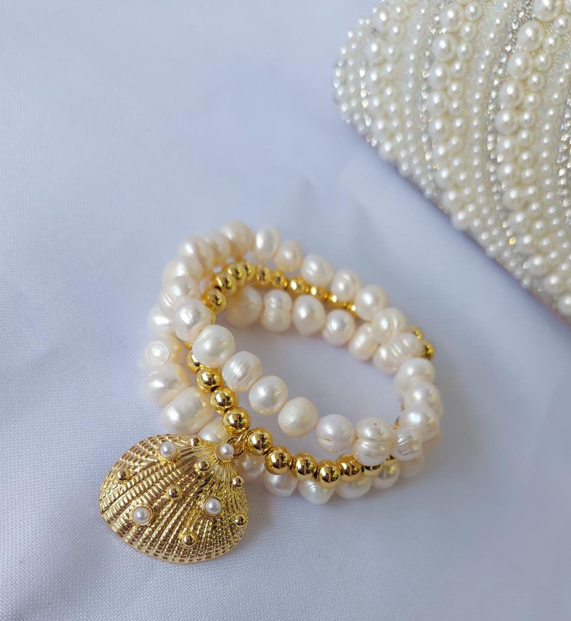 Pulseras de perlas cultivadas