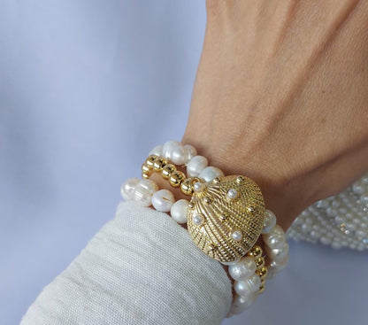 Pulseras de perlas cultivadas