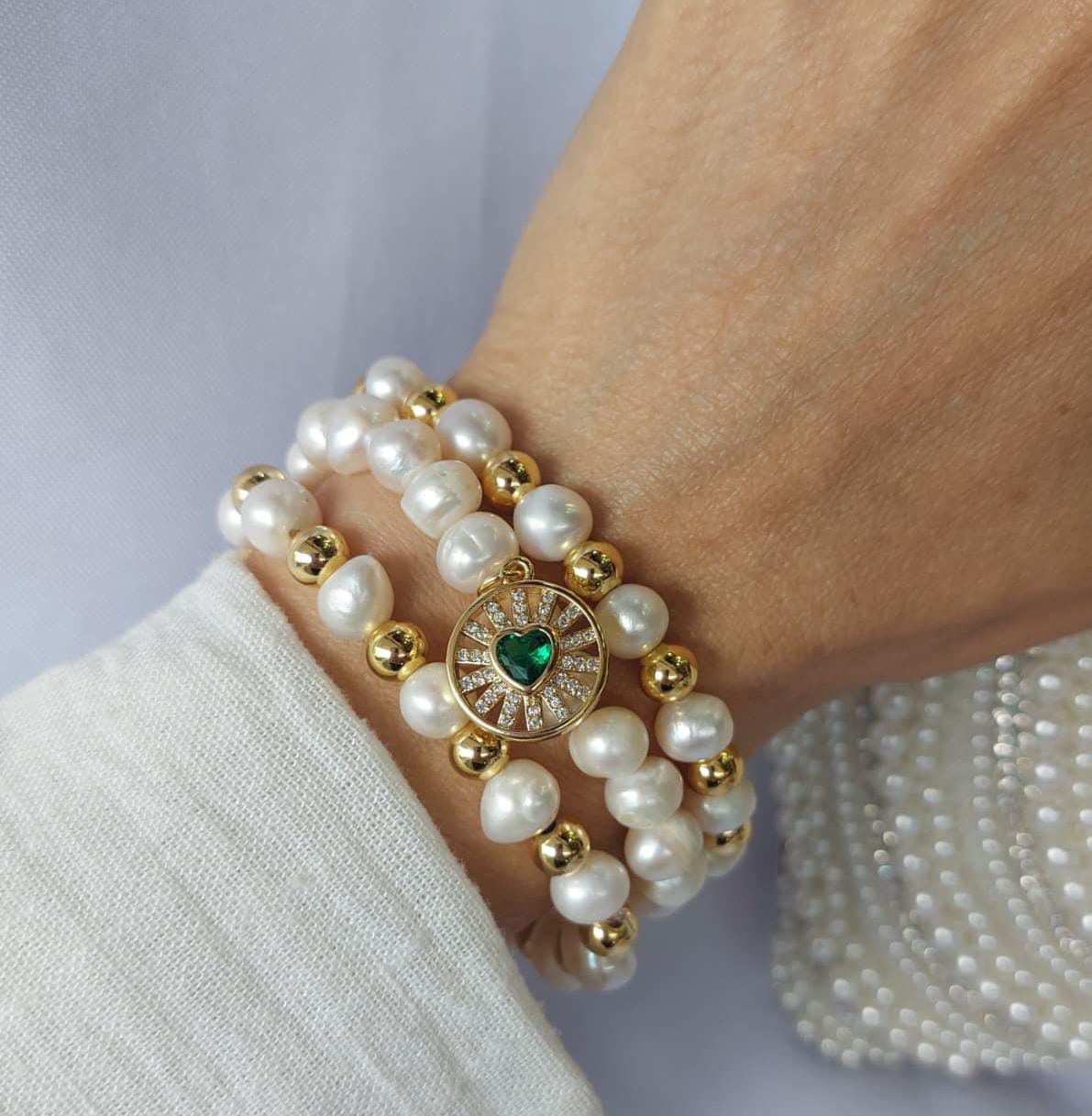 Pulseras de perlas cultivadas