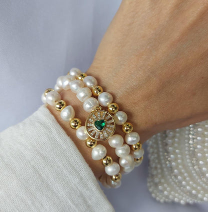 Pulseras de perlas cultivadas