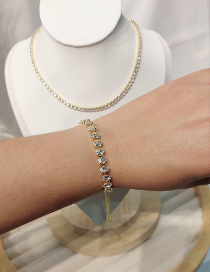 Set de pulsera y collar