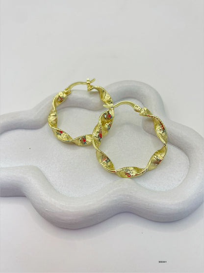 Argollas doradas