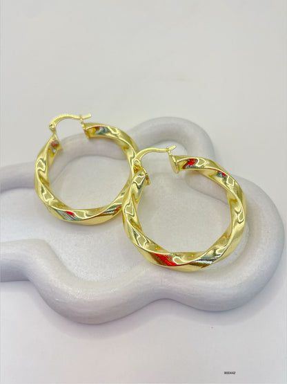 Argollas doradas