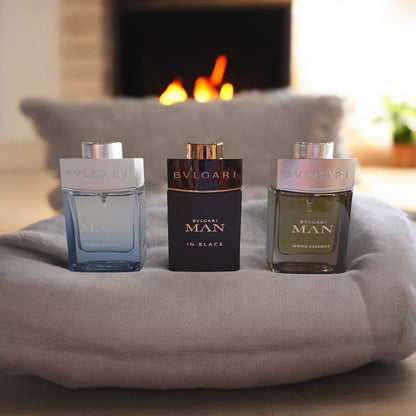 Set de perfumes Bvlgari para caballero (15ml cada uno)