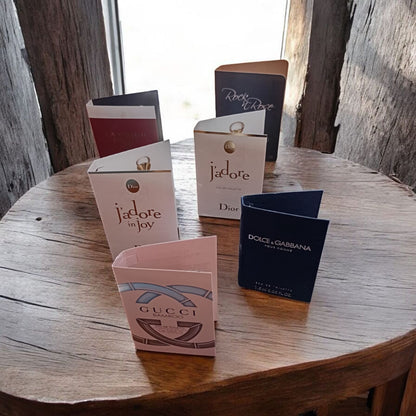 Decants Dior, Valentino, Prada, Gucci, Dolce Gabbana